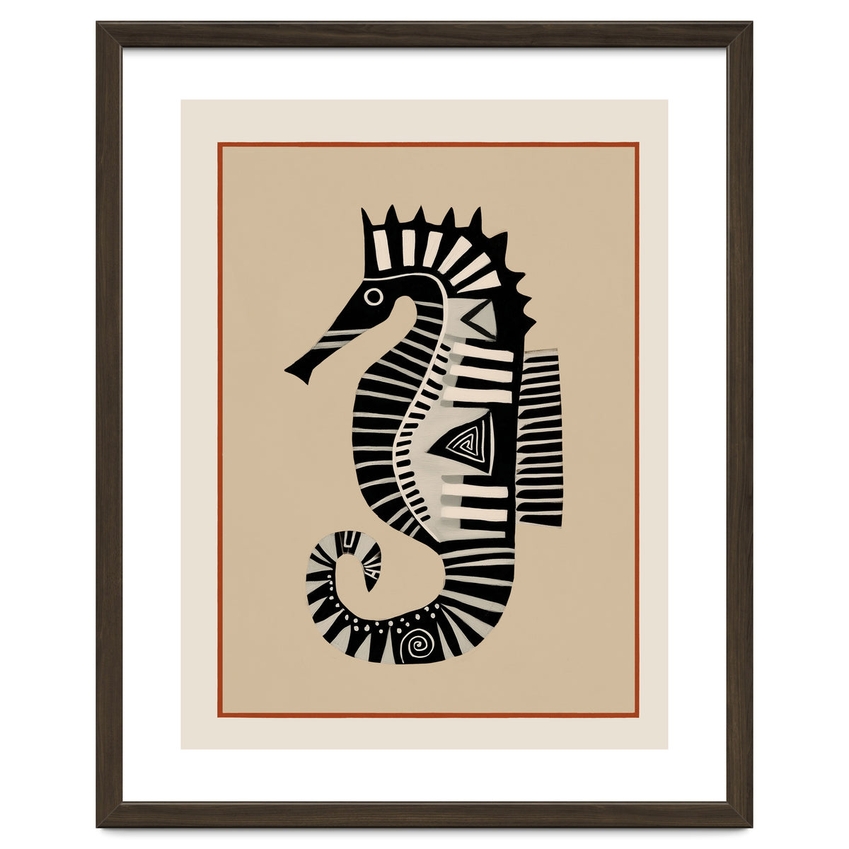 Striped Seahorse II