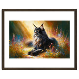 Majestic Lynx In Blooming Meadow thumbnail