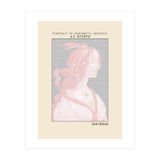 Portrait of Simonetta Vespucci as Nymph – Sandro Botticelli (ascii art)  (Print Only) thumbnail