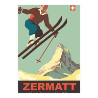 Ski Jump on Zermatt, Switzerland (Print Only)