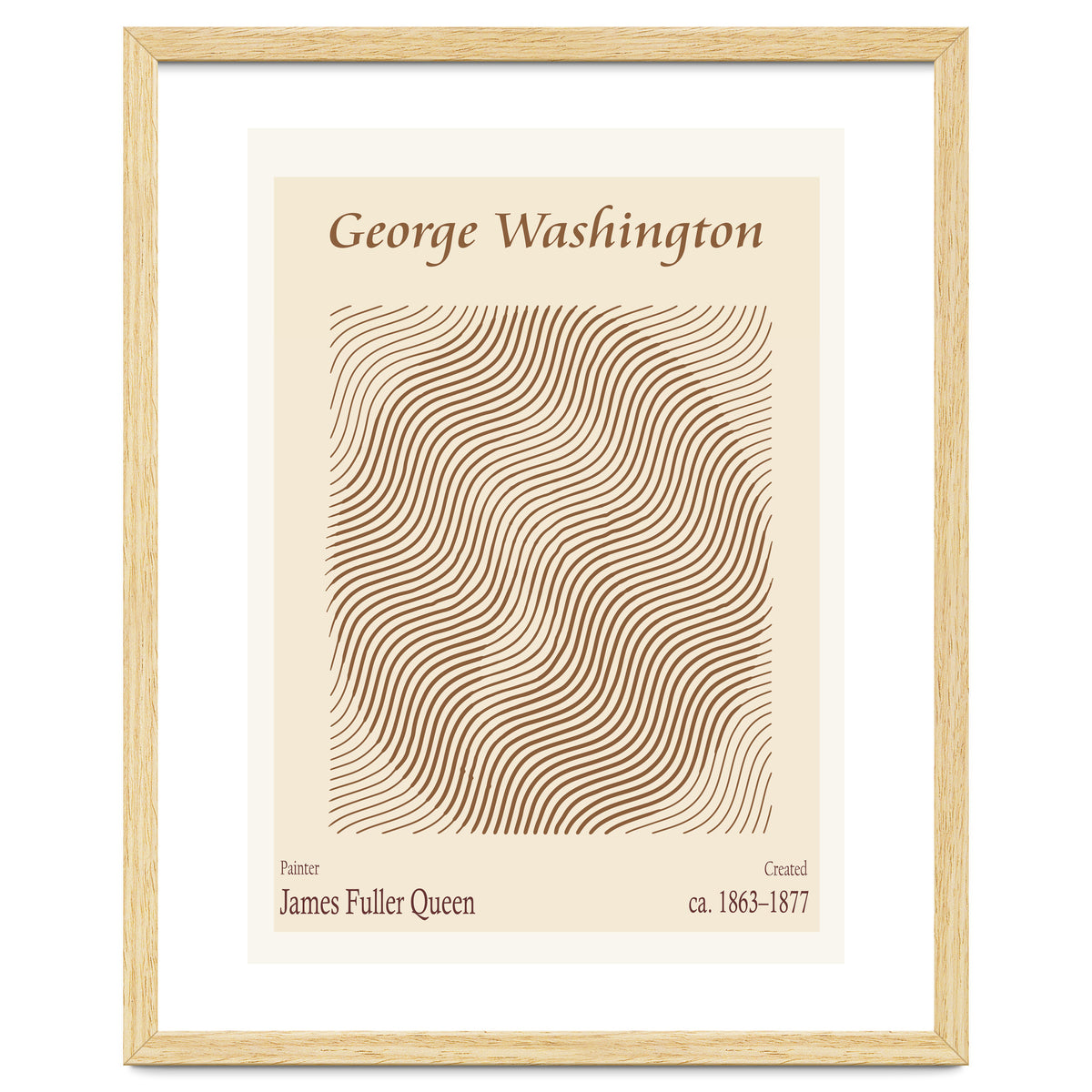 George Washington (1863 1877) – James Fuller Queen (american, 1820 1886)
