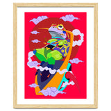 Knight Frog Pop Art Illustration thumbnail