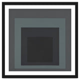 JOSEF ALBERS - HOMAGE TO THE SQUARE BLACK GREY thumbnail