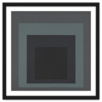 JOSEF ALBERS - HOMAGE TO THE SQUARE BLACK GREY