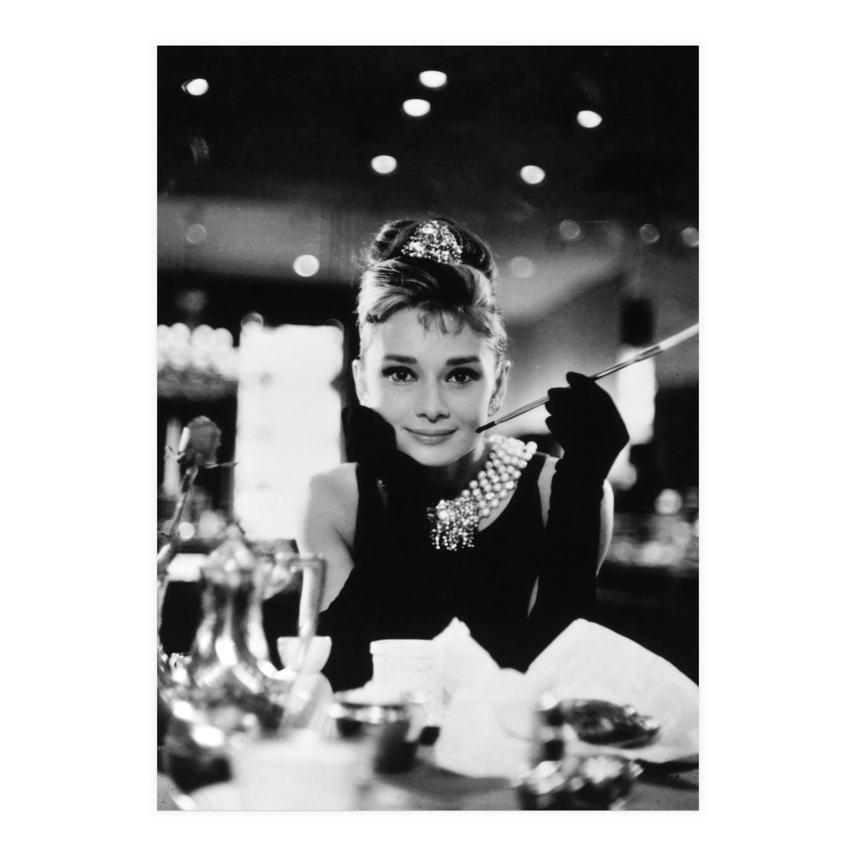 AUDREY HEPBURN in BREAKFAST AT TIFFANY'S (1961), directed by BLAKE EDWARDS. (Print Only)
