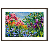 Vibrant Spring Meadow Oil Painting thumbnail
