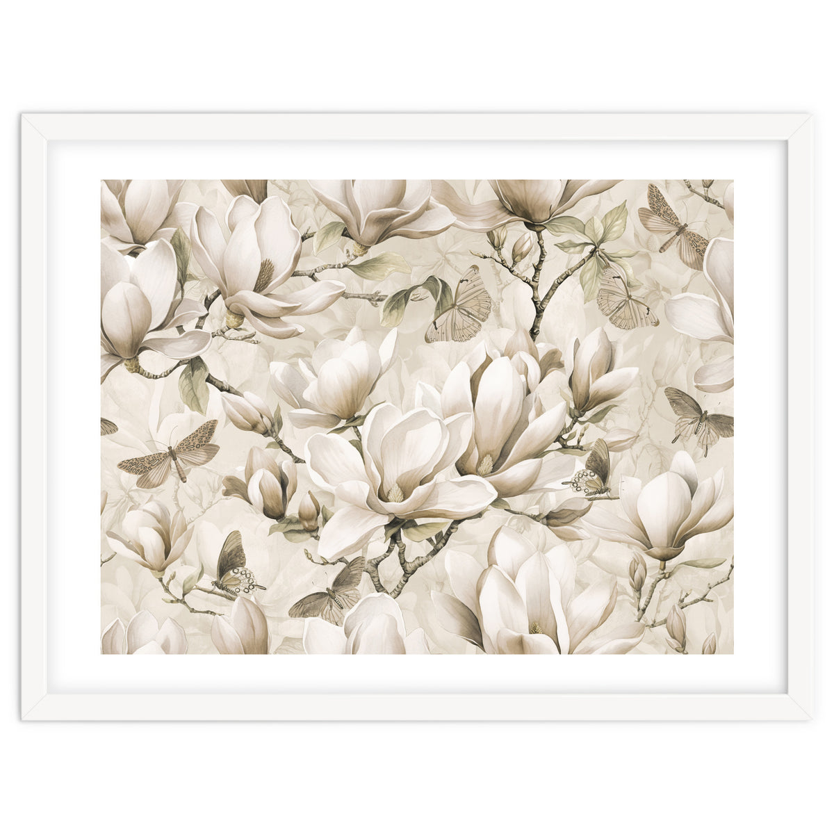 Magnolia And Butterfly Cream
