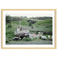 Abandoned Boat - Iceland