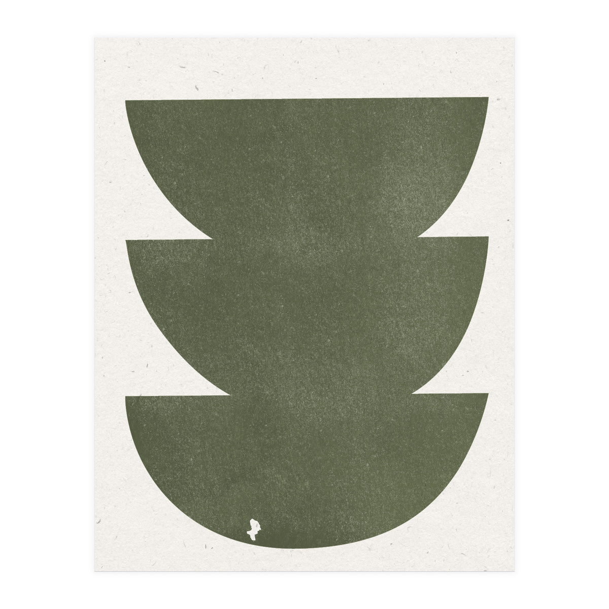 GREEN WATERCOLOR SHAPES NO.3 (Print Only)