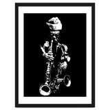 Rahsaan Roland Kirk Jazz Music Legend in Grayscale thumbnail