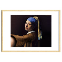 Girl With A Pearl Earring - Vermeer - Selfie