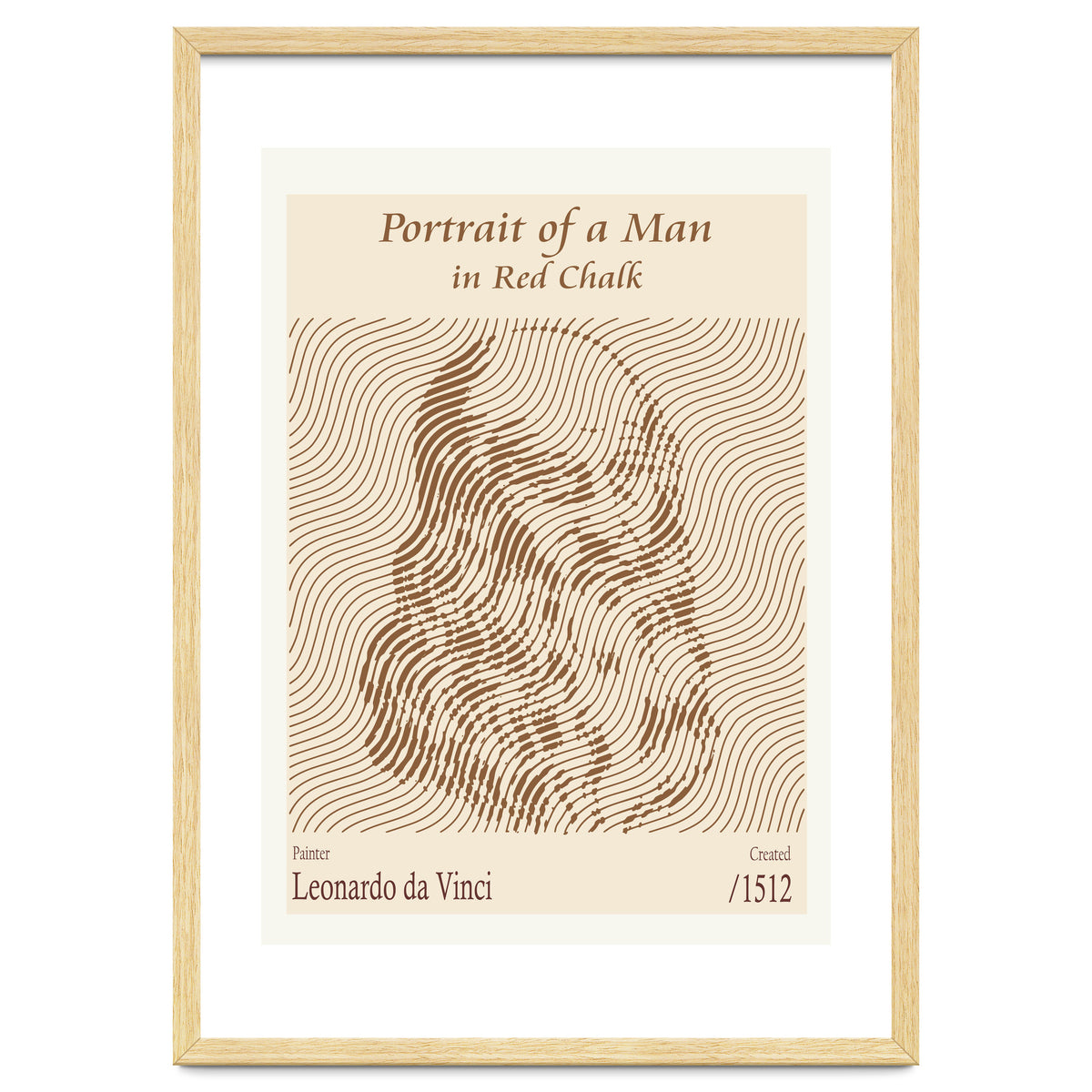 Portrait Of A Man In Red Chalk (self Portrait) – Leonardo Da Vinci (1512)