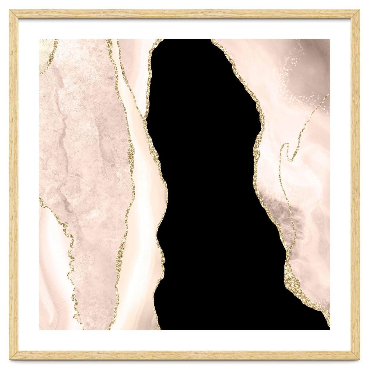 Ivory & Gold Agate Texture 02