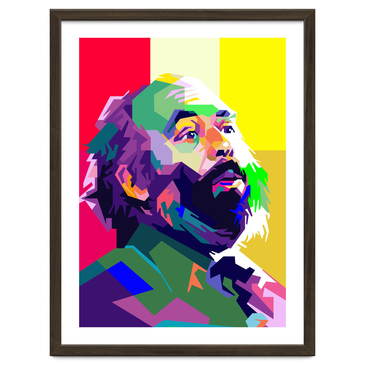 Luciano Pavarotti Opera Musical Pop Art WPAP