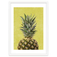 Pineapple Crown, Tropical Summer Fruit Art
