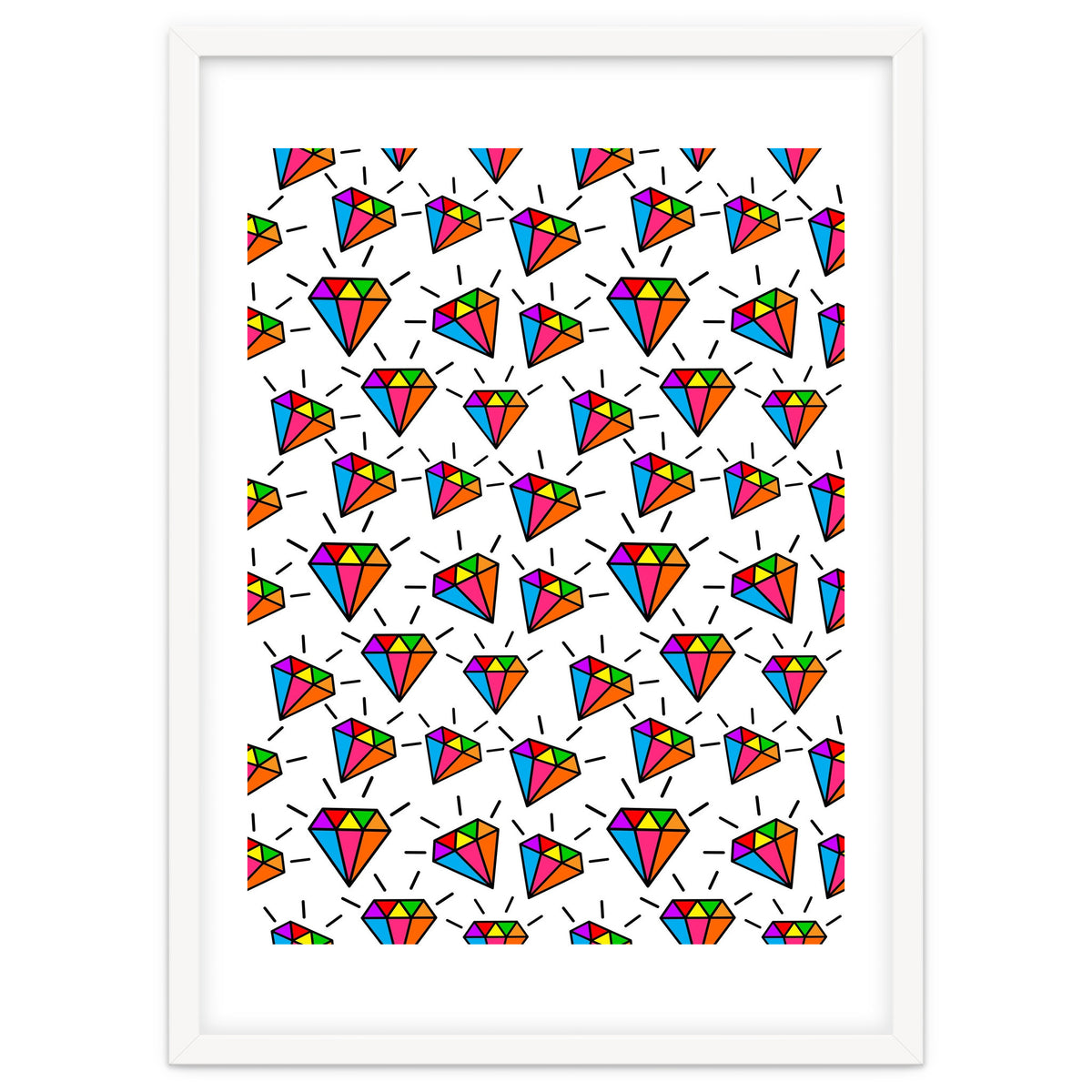 Cute diamonds pattern