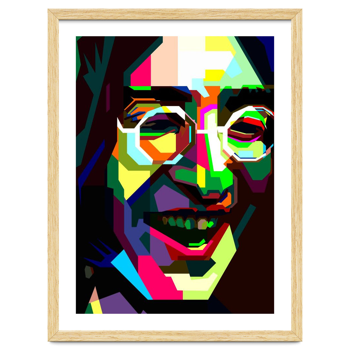 John Lennon English Rock And Roll Pop Art Wpap