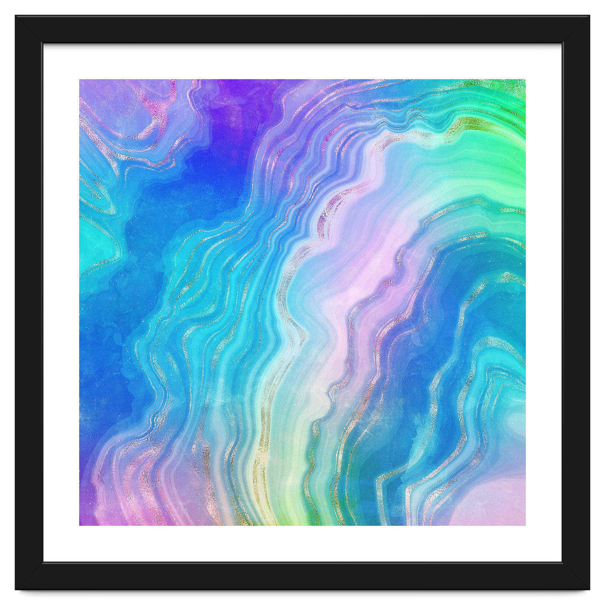 Neon Agate Texture 04