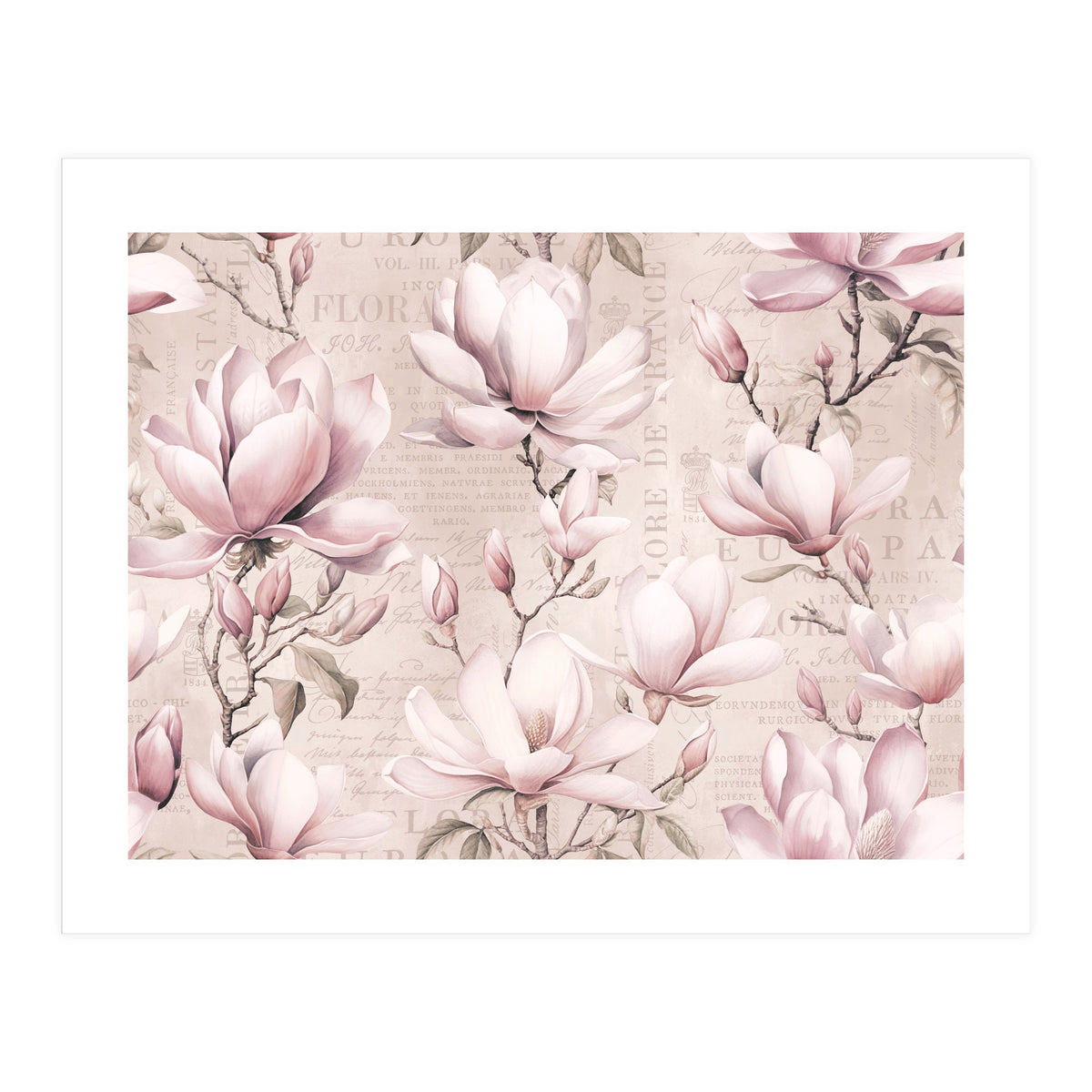 Magnolia Spring Romance Pink (Print Only)