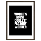 World's most coolest factory worker thumbnail