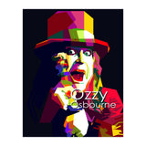 Ozzy Osbourne Metal Classic Rock Pop Art WPAP   	 (Print Only) thumbnail