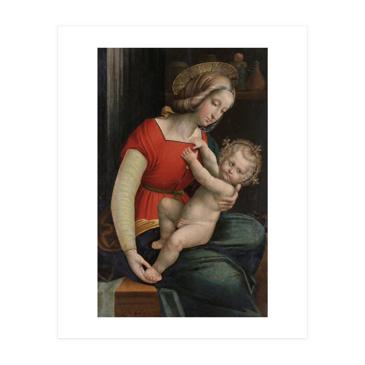 Defendente Ferrari – Madonna and Child (1526) (Print Only)