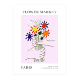 Paris Flower Market Picasso Style Art (Print Only) thumbnail
