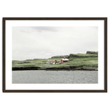 Red house on the shore - Iceland thumbnail