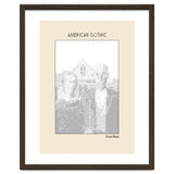 American Gothic – Grant Wood (ascii Art) thumbnail