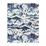 Watercolor Landscape Blue Mountains (Print Only) thumbnail