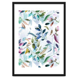 Watercolor Tranquility Leaves Mauve thumbnail