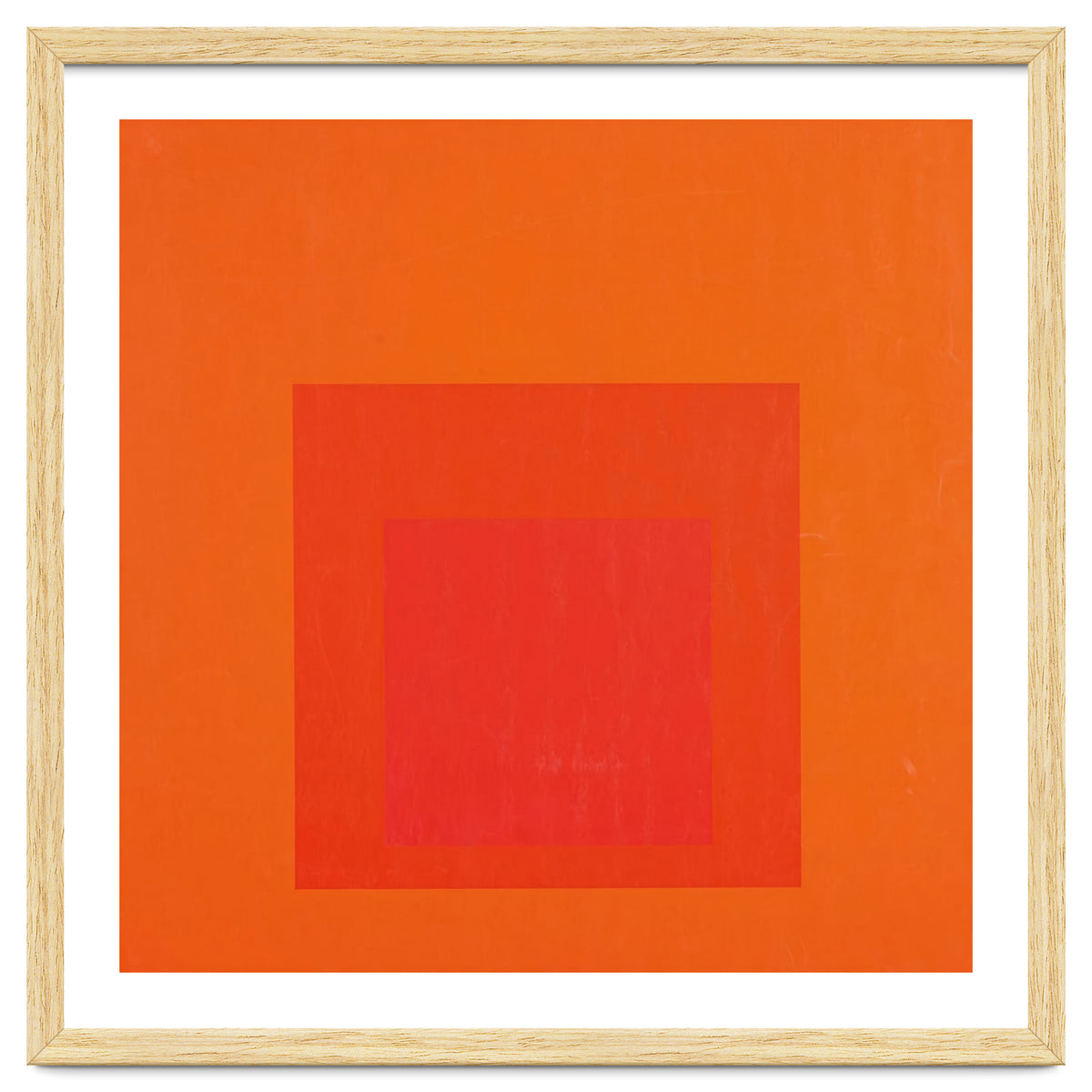 JOSEF ALBERS - HOMAGE TO THE SQUARE RED