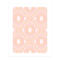 Peachy Marbled Tiles (Print Only)