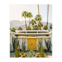 Palm Springs Mid-Century Modern Art, Desert Vibe Architecture, Retro Aesthetic Travel (Print Only)