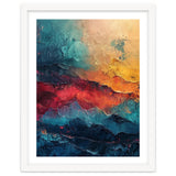 Abstract Textured Mountain Landscape thumbnail