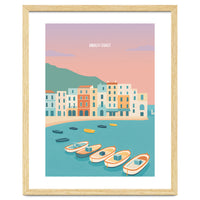 Amalfi Coast Italy Travel Postcard