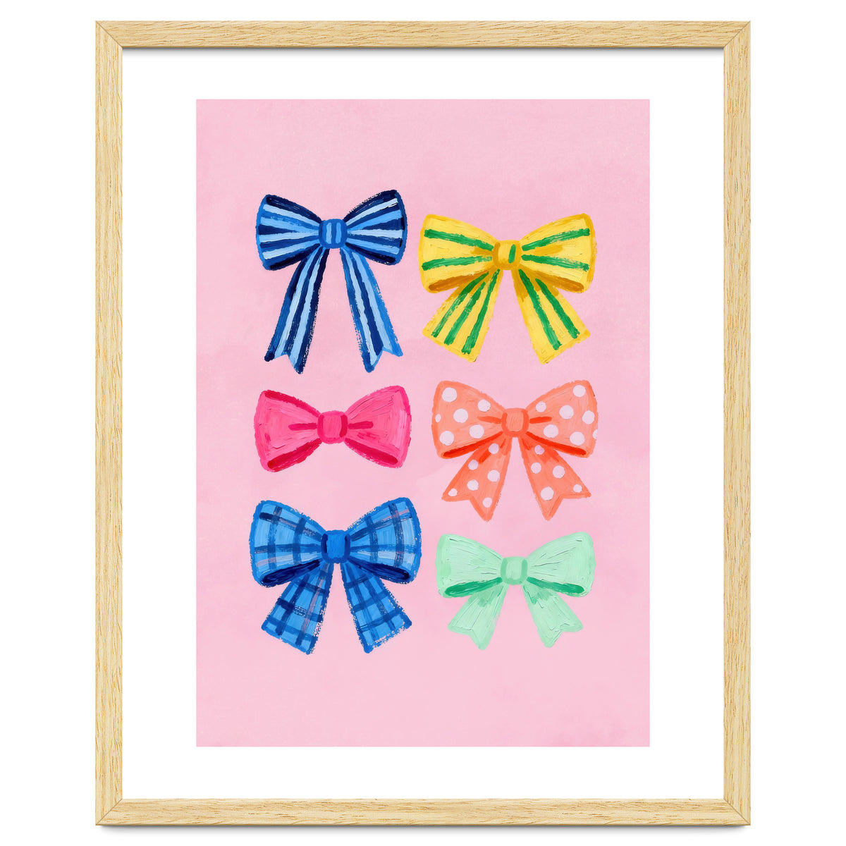 Colorful Ribbon Bows ties Illustration