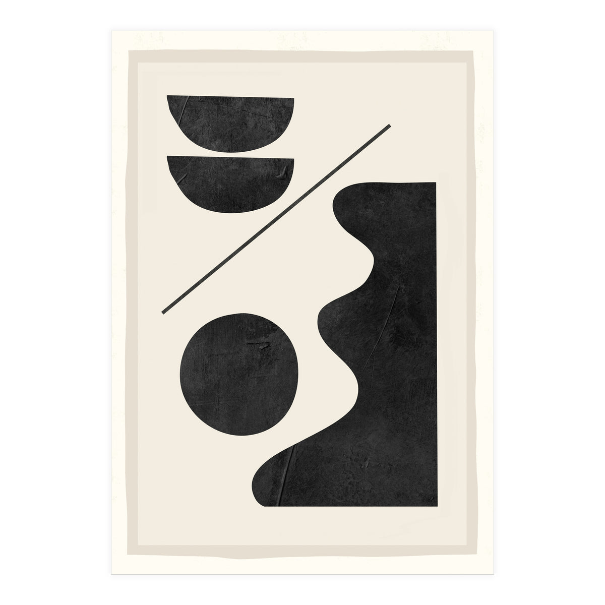 Modern Abstract Minimal Shapes 188 (Print Only)