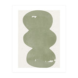 GREEN WATERCOLOR SHAPES NO.2 (Print Only) thumbnail