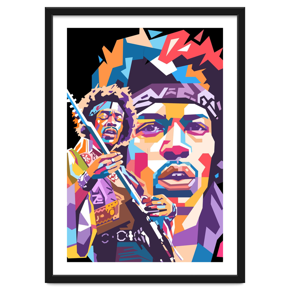 Jimi Hendrix wpap art