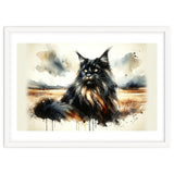 Mystical Black Cat In The Wild thumbnail