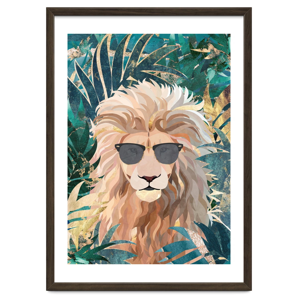 Lion Jungle wearing sunglasses
