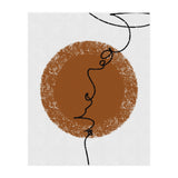Abstract Brown and Black Lines (Print Only) thumbnail