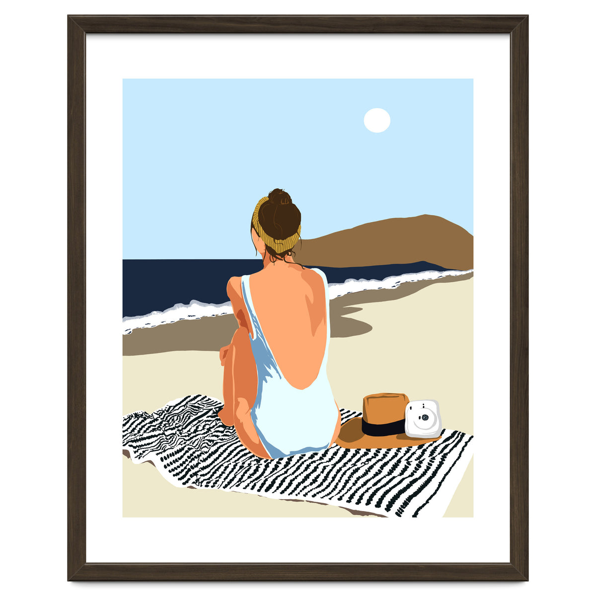 No Posting, No Liking, Just Living, Solitude Solo Woman Travel, Boss Lady Beach Ocean Sea, Summer Tan Bohemian