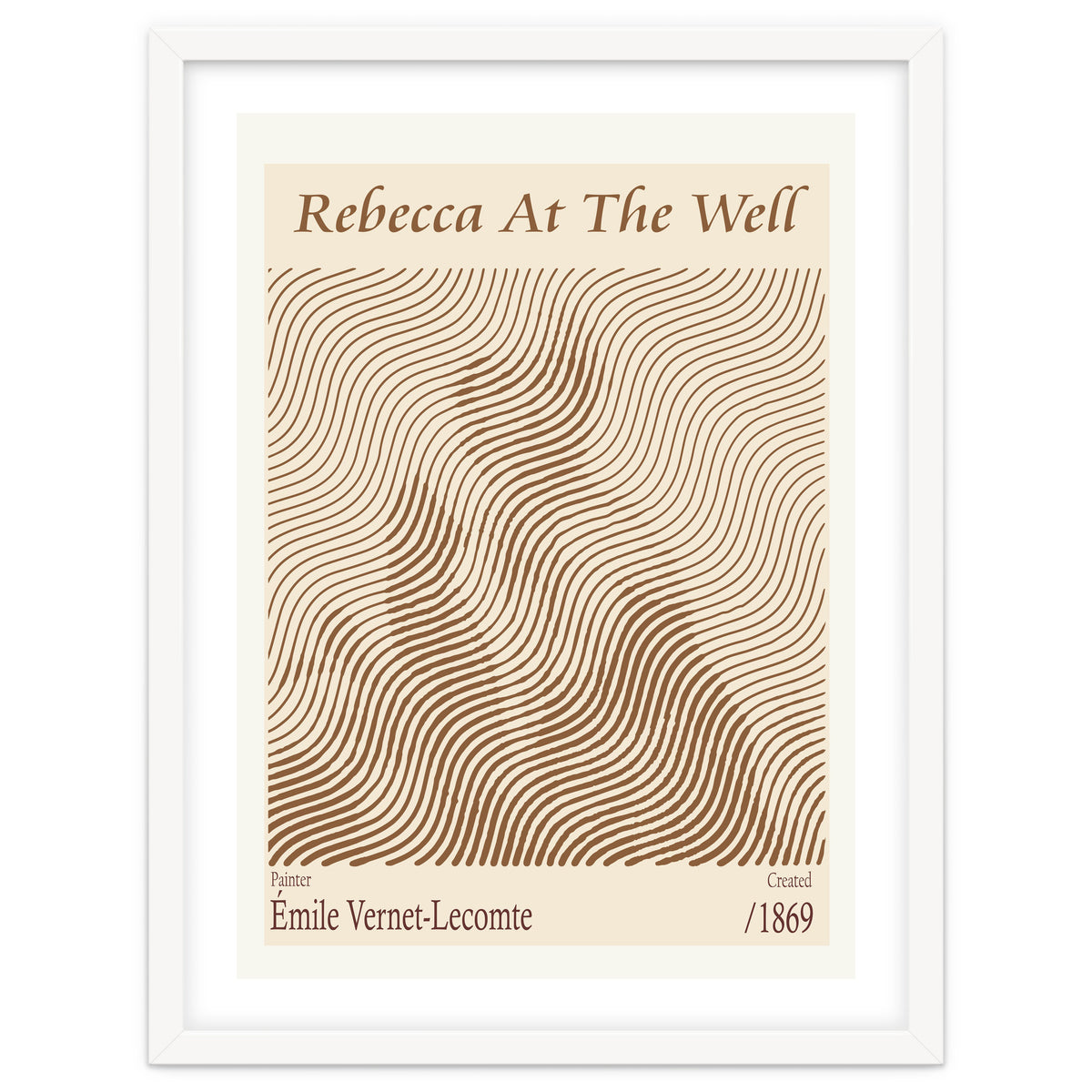 Rebecca At The Well – Émile Vernet Lecomte (1869)