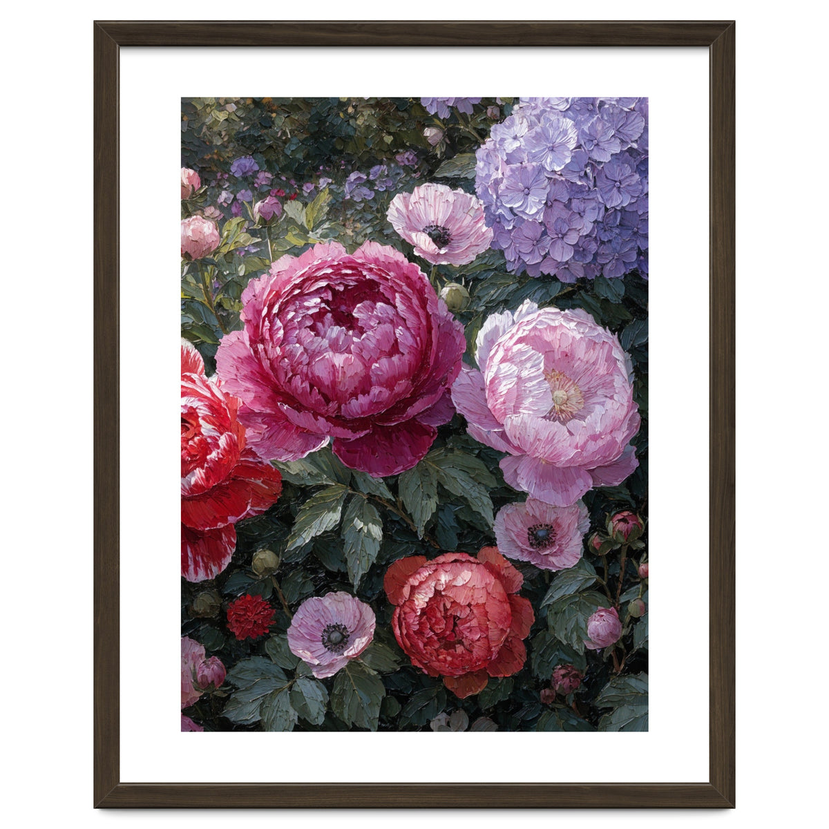 Overflowing Abundance: A Textural Impasto Oil Painting