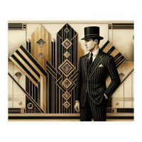 Gatsby Art Deco Noir (Print Only)