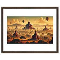 Vintage Bagan Poster, Myanmar