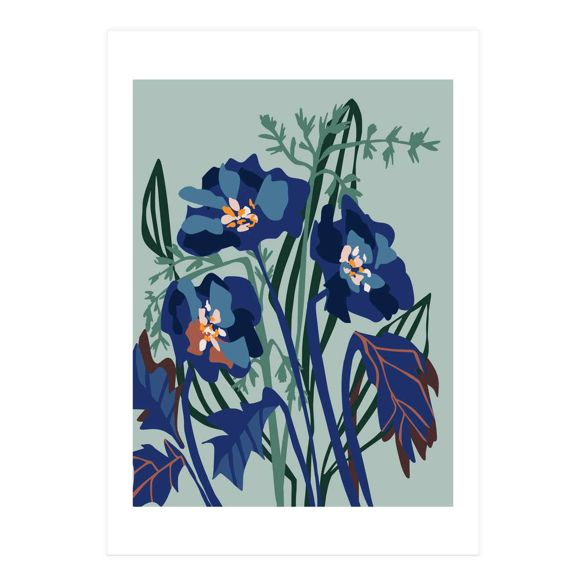 Wild Flowers Light (Print Only)