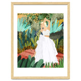 Forest Bride | Jungle Wedding Painting | Travel Solo | Blonde Woman Dancing Joy thumbnail